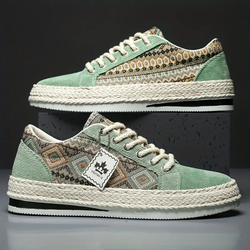 Puffsneakers | Low Top Lace-Up Canvas