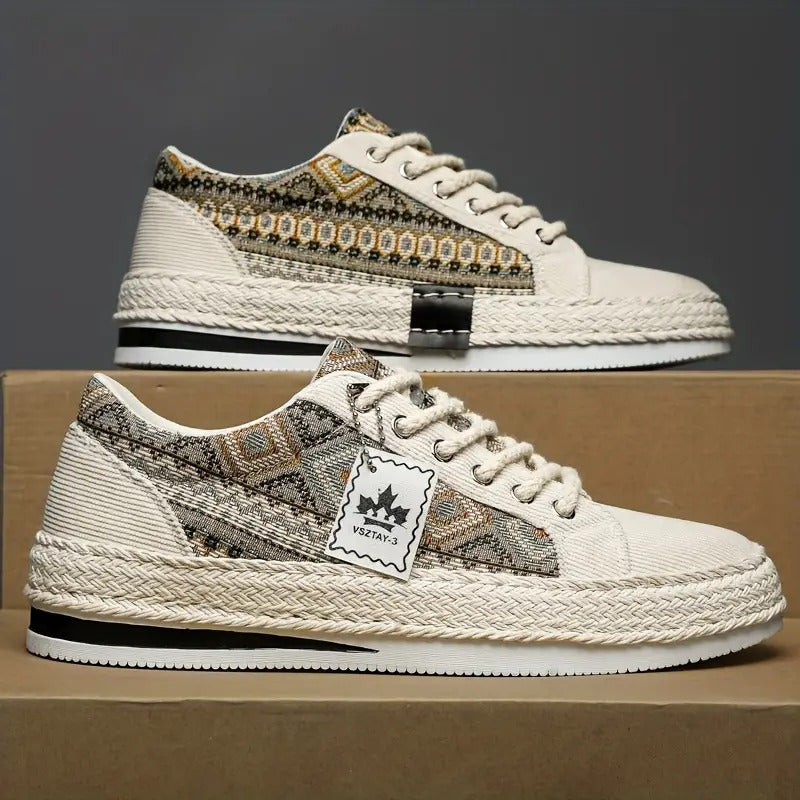 Puffsneakers | Low Top Lace-Up Canvas