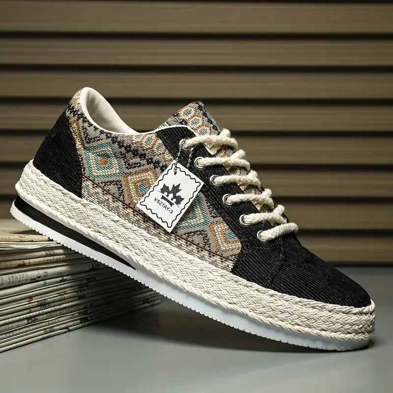 Puffsneakers | Low Top Lace-Up Canvas