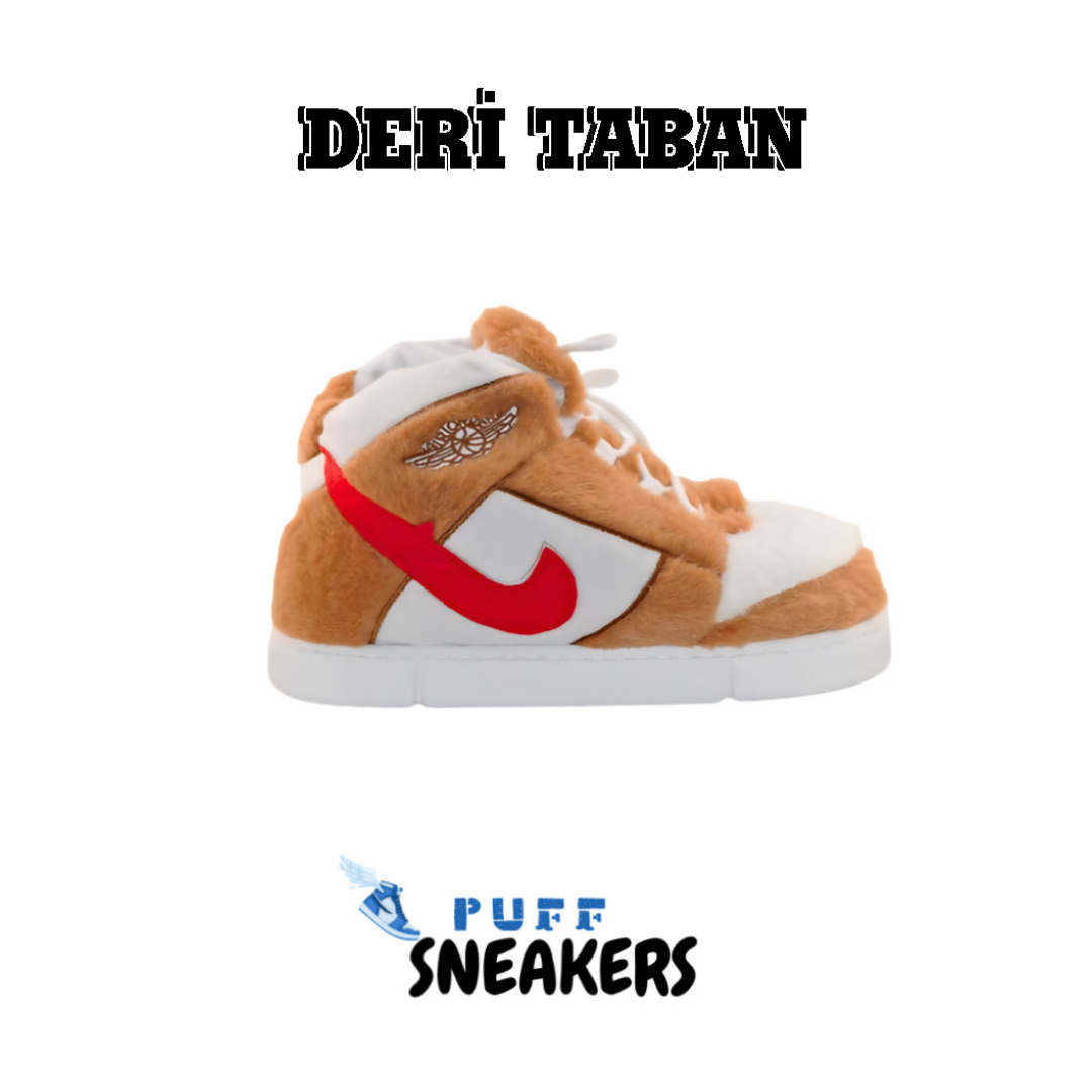 Nike Air Jr 1 Brązowy Puffsneakers Pantofle