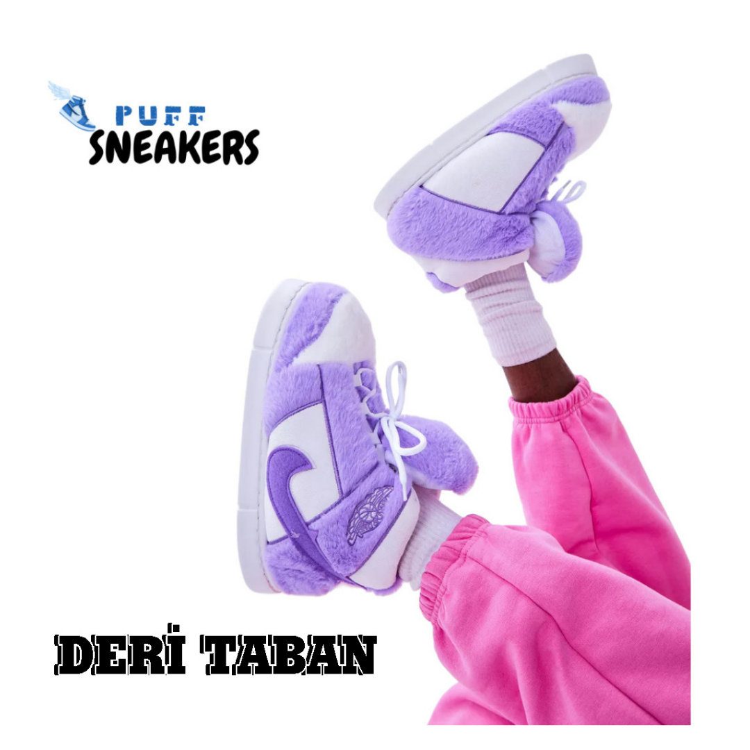 Nike Air Jr 1 Fioletowy Puffsneakers Pantofle