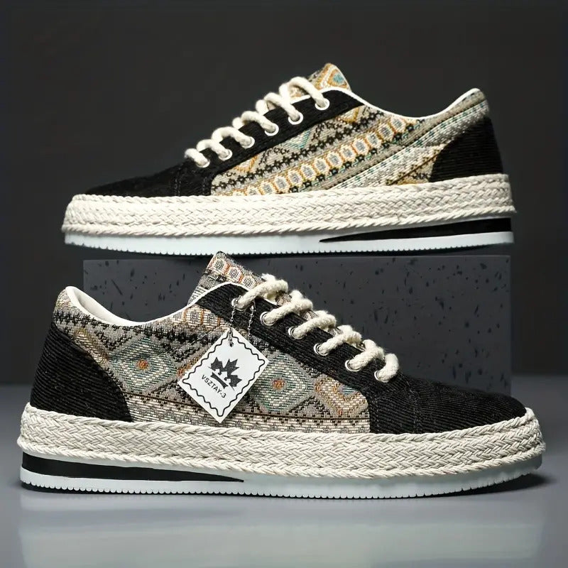 Puffsneakers | Low Top Lace-Up Canvas