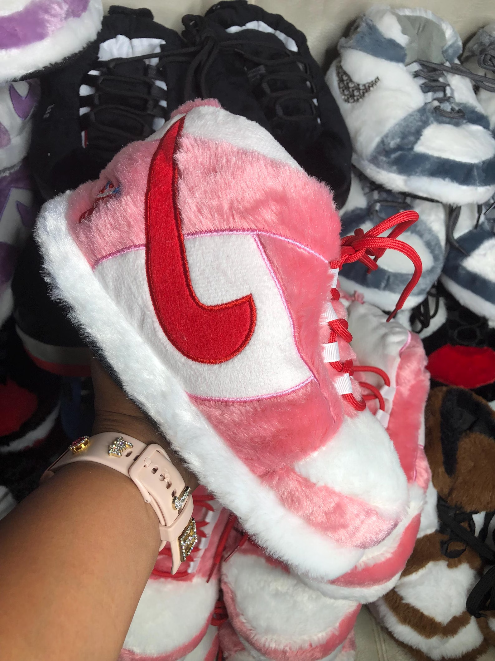 Nike Barbie Puffsneakers – Kapcie