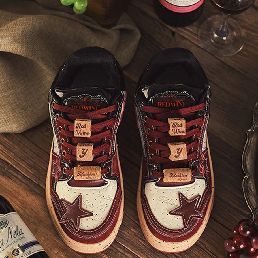 Puffsneakers | Red Wine Star Unisex