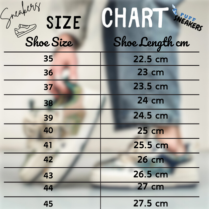 Puffsneakers | Gwiazda Czerwone Wino Unisex