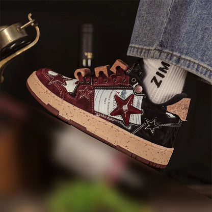 Puffsneakers | Gwiazda Czerwone Wino Unisex